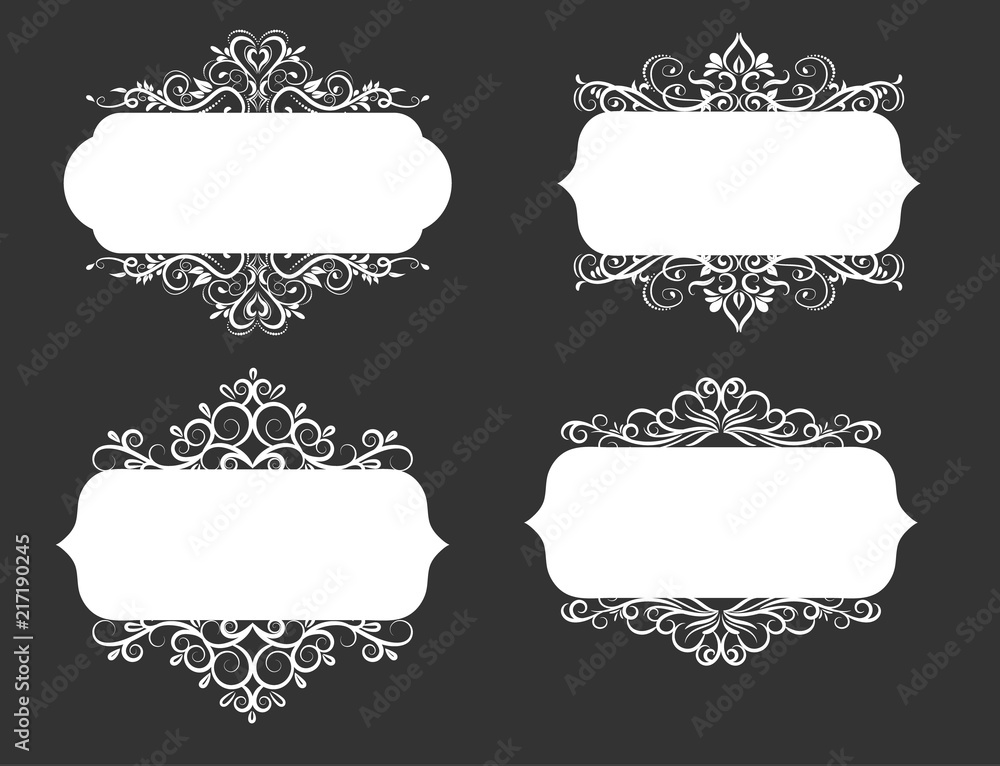 Vector illustration of old style label Vector illustration of old style label