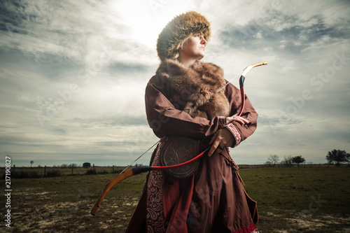 Traditional Female Archer