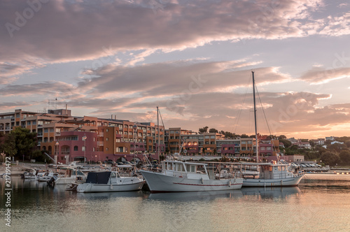 Banjole, Istria, Croatia - beautiful bay at sunrise