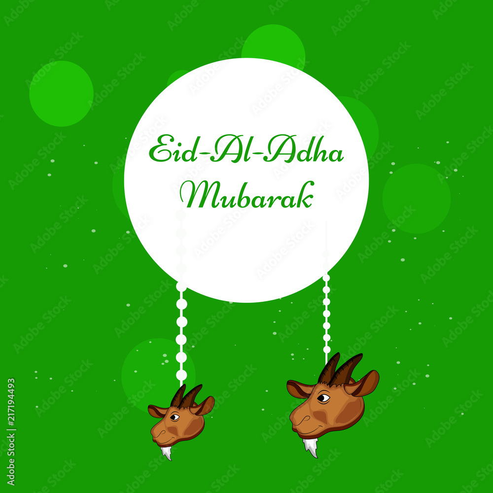 Illustration of background for the occasion of Muslim festival Eid-al-adha 