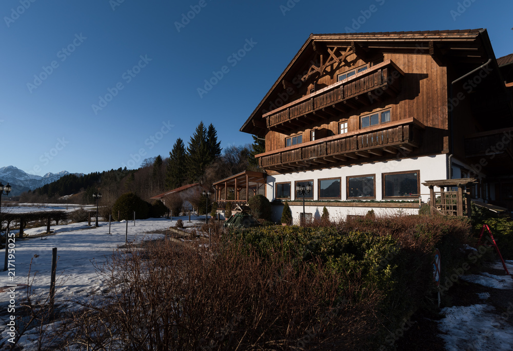 Fototapeta premium Caffee am Forchensee