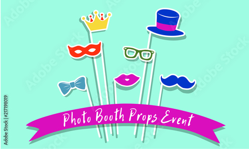 Photo booth props event, Photo booth props for weddings