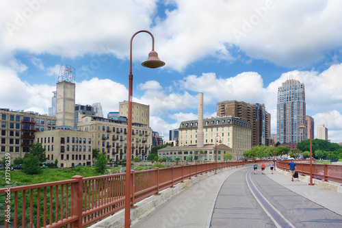 Obraz na plátně Minneapolis MN downtown view