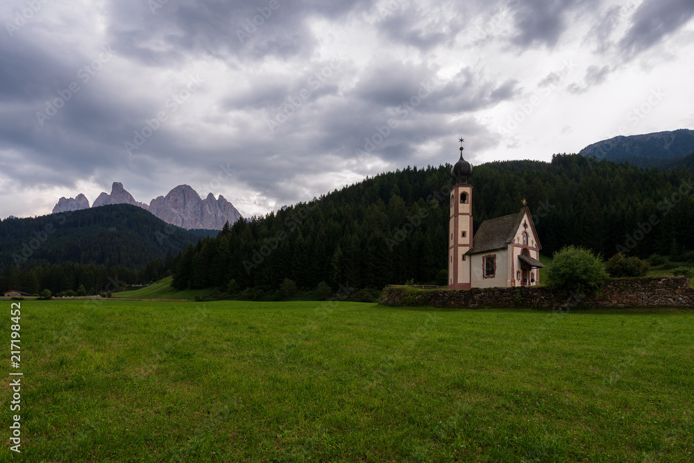 Church of St. Magdalena, South Tyrol.