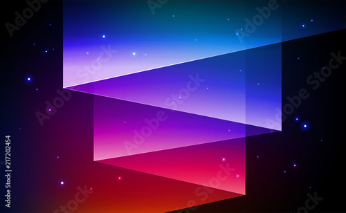 Aurora borealis Northern lights abstract background - vector christmas illustration
