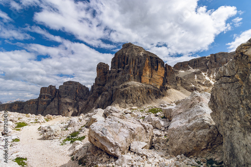 view of the peak Pisciadu