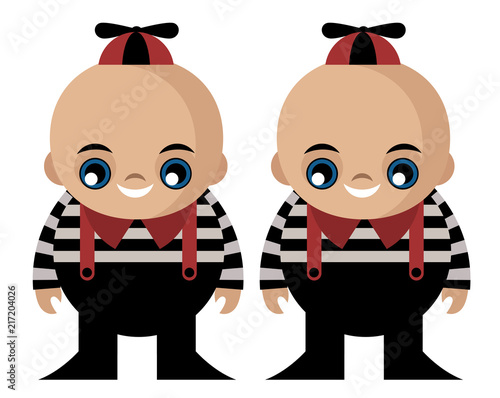 tweedledee and tweedledum twins