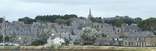 Old village in french Brittany (Saint jacut de la mer) photo