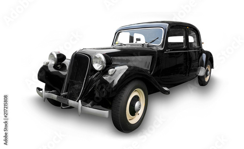 old car Traction Avant isolated photo