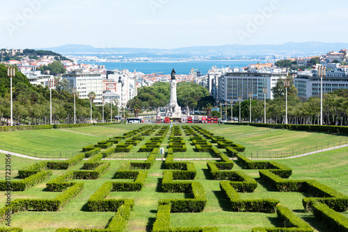 Canvas Print Lisboa desde o Parque Eduardo VII