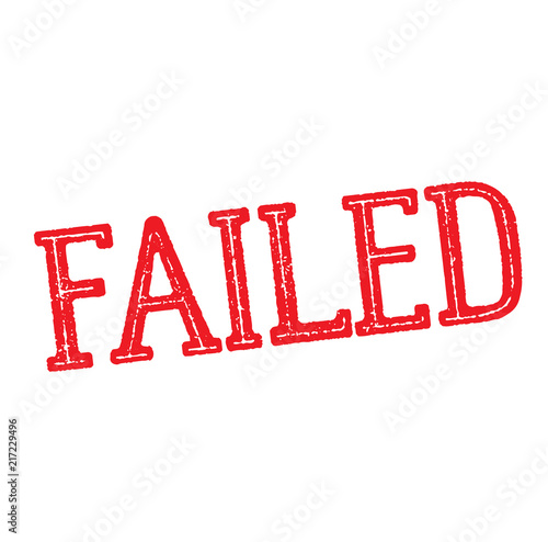 failed stamp , label