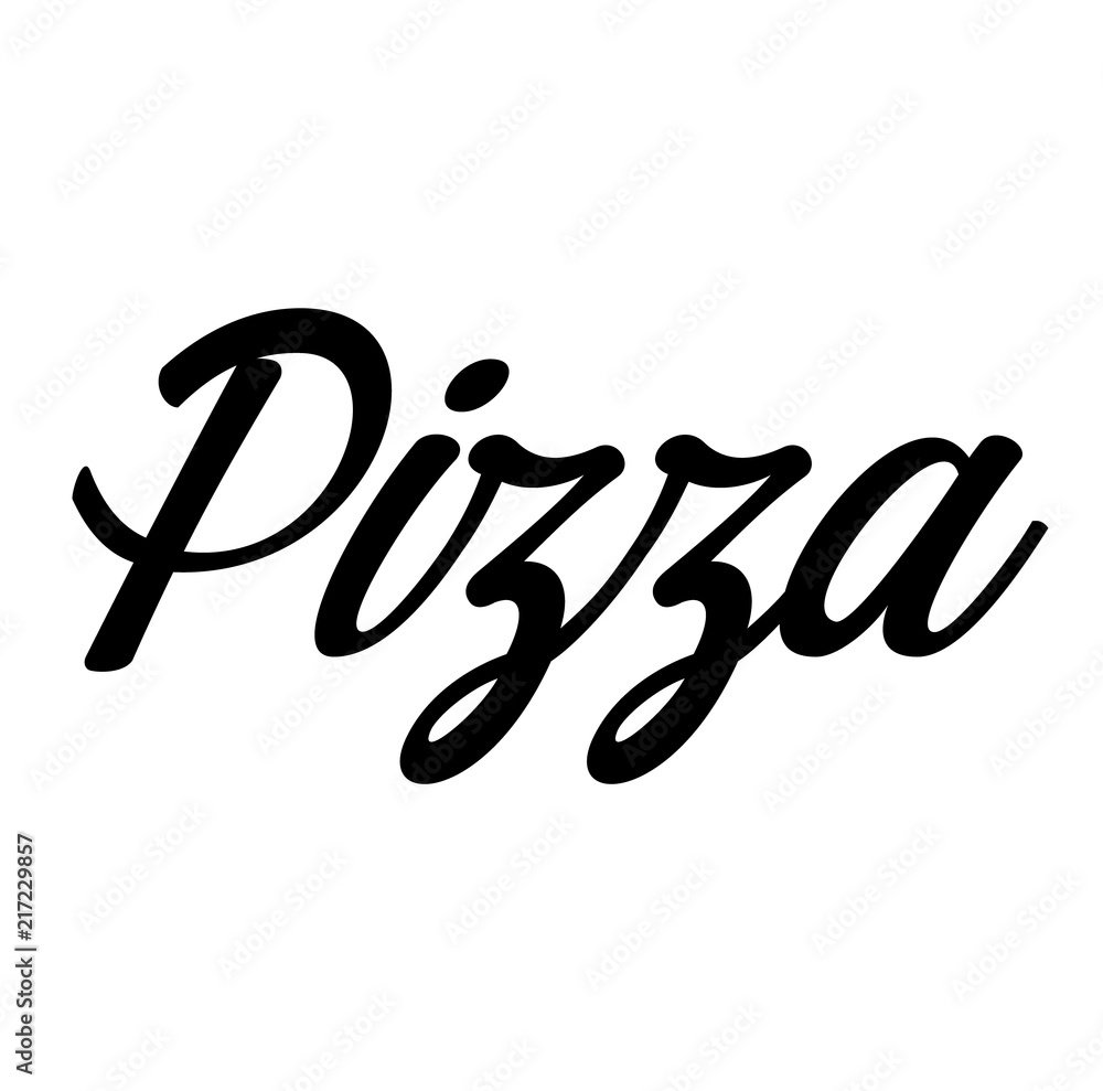 Pizza label , stamp Pizza label , stamp