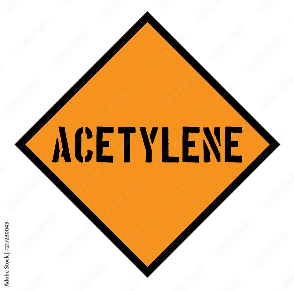 acetylene sign , label