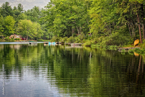 Reflections at a lake in Maine