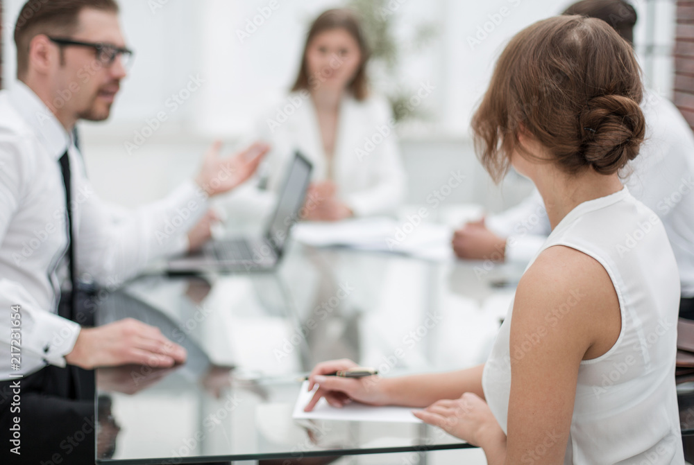 Obraz premium Business people hold a meeting of the Board of Directors