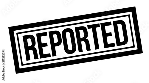 Reported typographic stamp