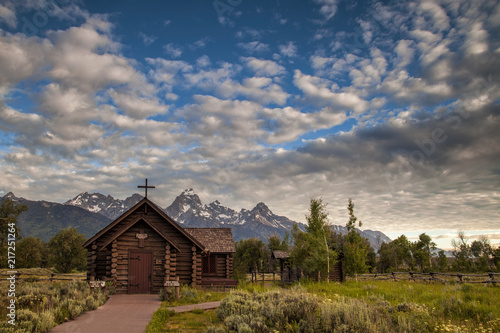 Fotografie Chapel of the Transfiguration in Grand Teton National Park