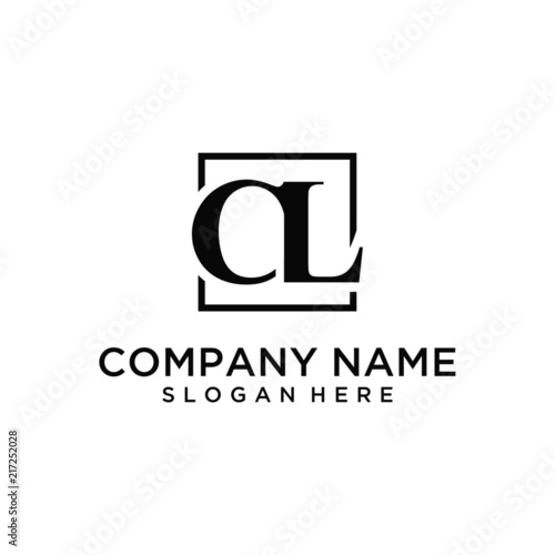 CL letter logo design