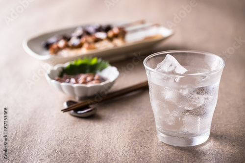 Billede på lærred 焼酎のロック