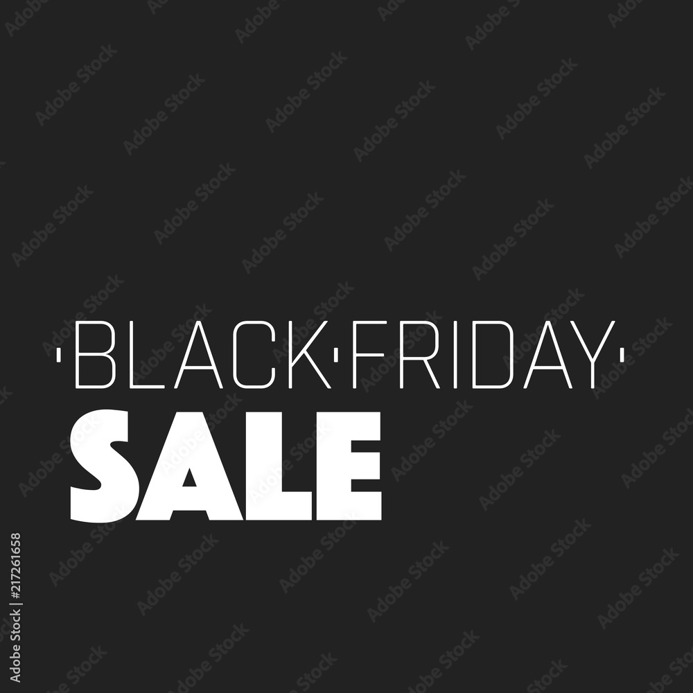 Obraz premium Black Friday Sale