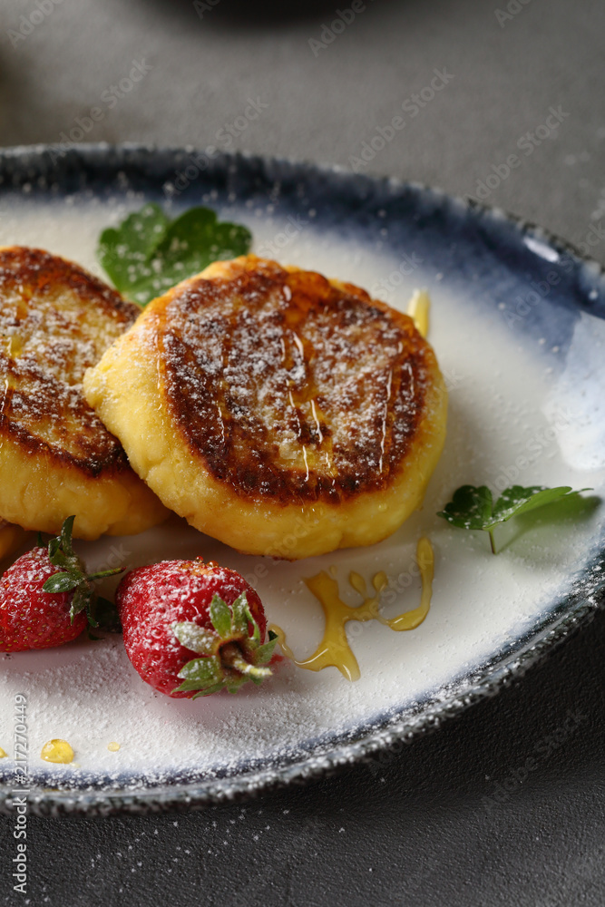 Pancakes with berries Pancakes with berries