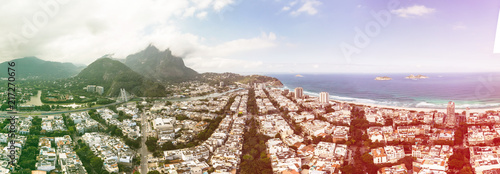 Foto aerial view of park in Barra da tijuca, Rio de janeiro