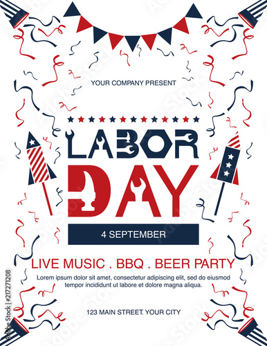 This flyer made for your special event with BBQ.
