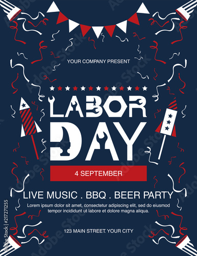 This flyer made for your special event with BBQ.