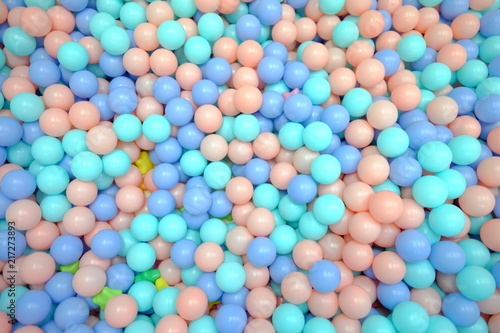 Colorful kids ball pit or ball pool playground for children