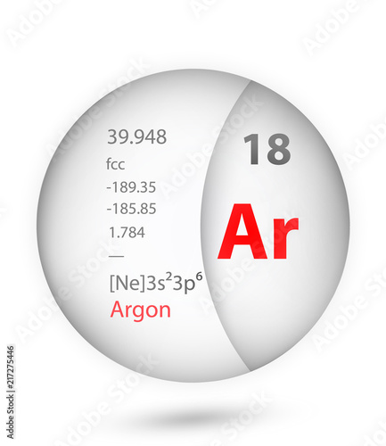 Argon icon in badge style
