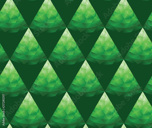 Triangle green polygon geom...