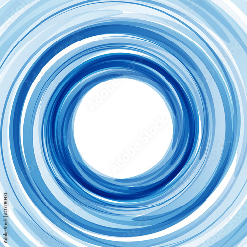 Blue Vortex background with copy space