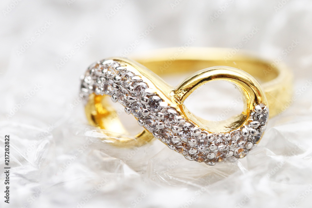 Diamond ring infinity symbol Diamond ring infinity symbol