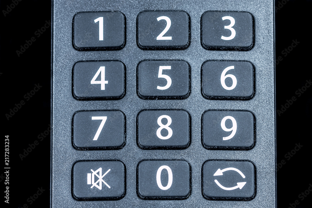 Number switch on the remote control Number switch on the remote control