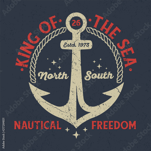 King Of The Sea - Tee Design For Printing