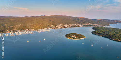 Fototapeta Naklejka Na Ścianę i Meble -  Town Punat, Island Krk, Croatia  Punat is a municipality in the Primorje-Gorski Kotar County in western Croatia on the island of Krk.