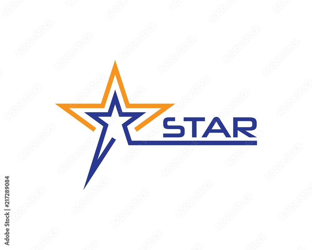 Obraz premium Star Logo Template