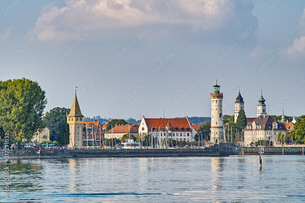 Obraz premium Lindau Harbor Bodensee bavaria germany