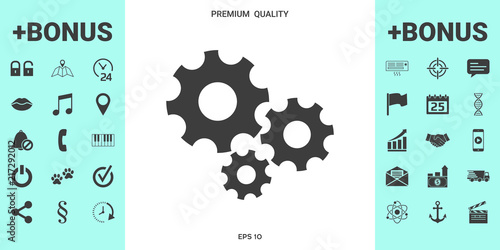 Gears wheel - Settings icon