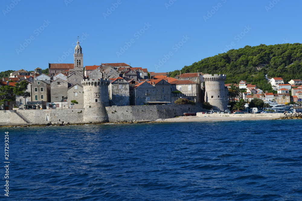 Kroatien Meer und Architektur