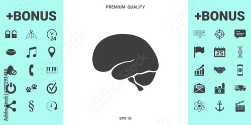 Human brain icon