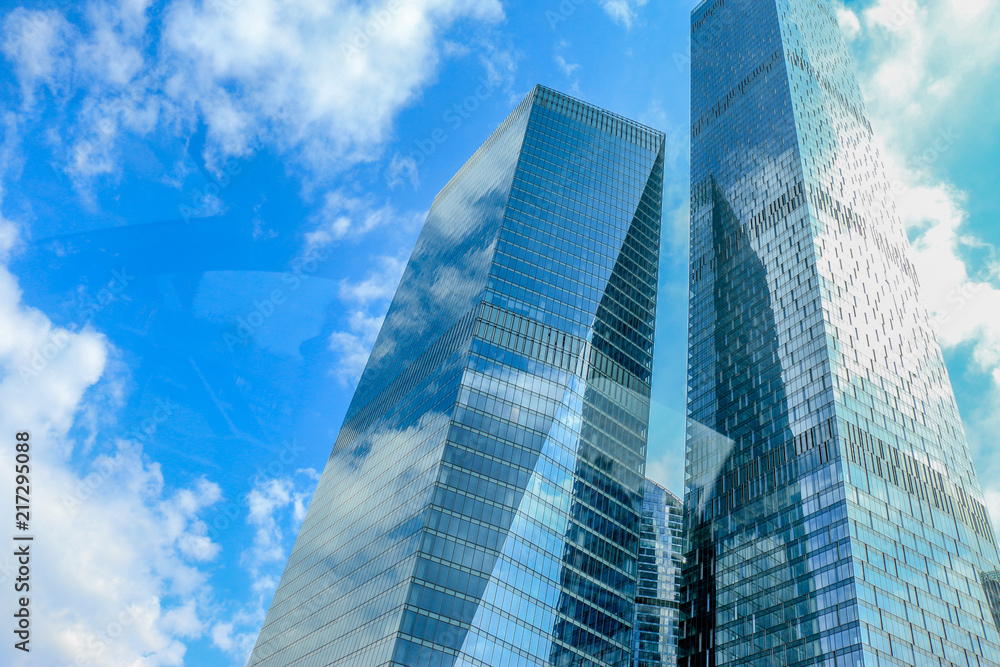 Obraz premium skyscrapers in the clouds