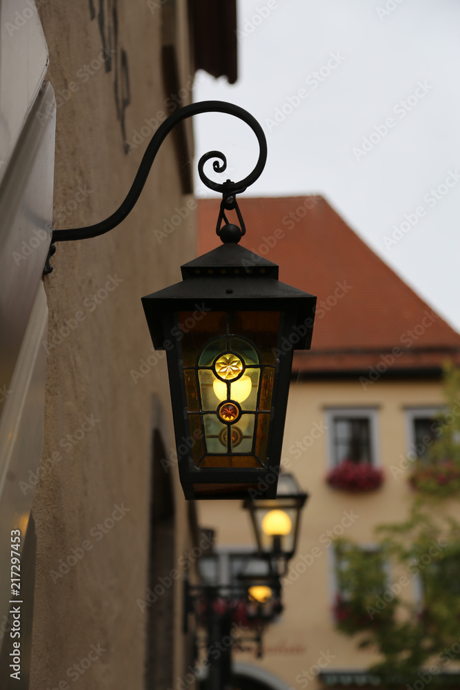 Street light / Vintage street lamp close-up