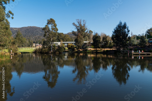 Gallipoli Park in central Marysville in Murrindindi Shire in Victoria.