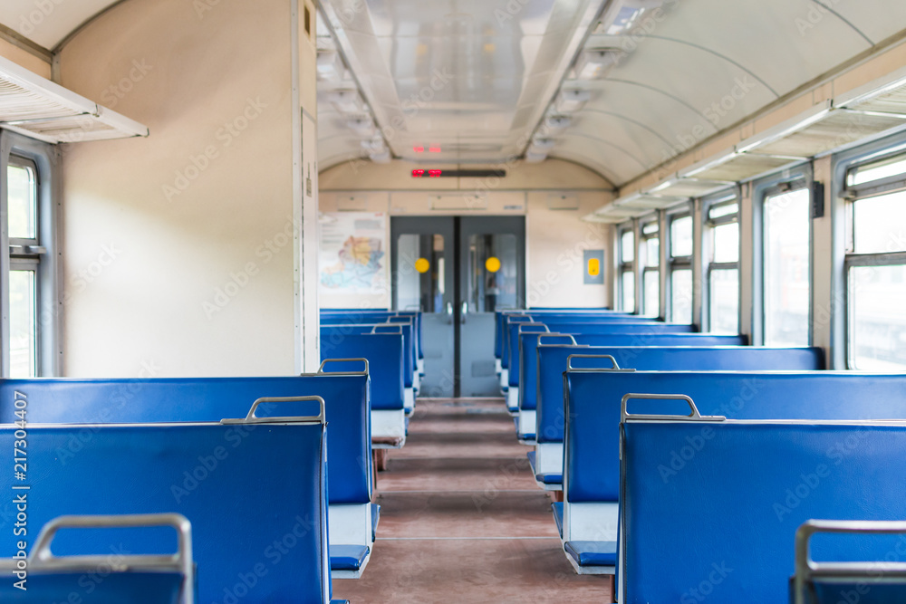 empty train car