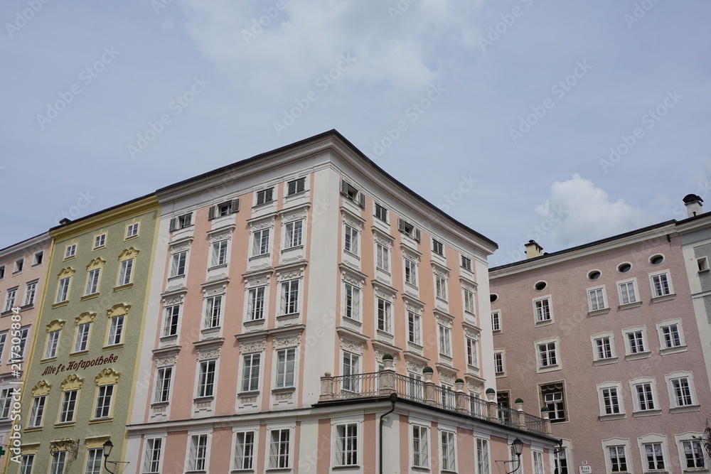 Historical buildings in Salzburg, Austria