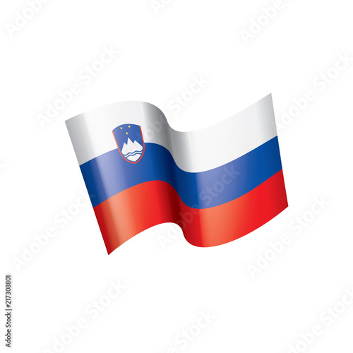 Free Download Slovenia flag, vector illustration on a white background - GFXLoad