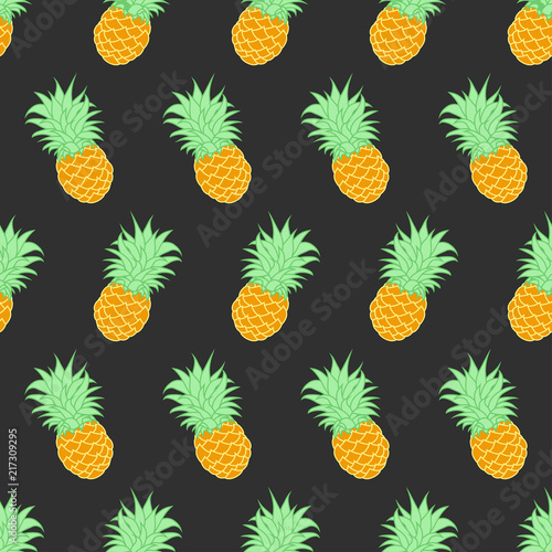 pattern with pineapples
