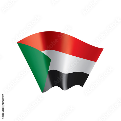 Free Download Sudan flag, vector illustration on a white background - GFXLoad
