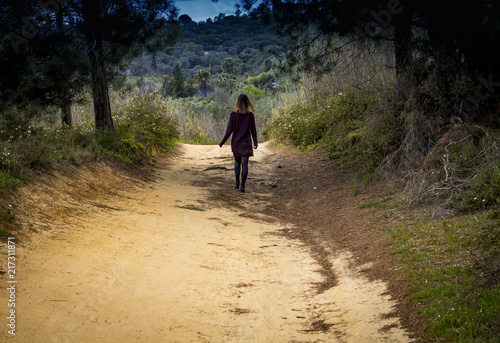 Young Woman in the Forest